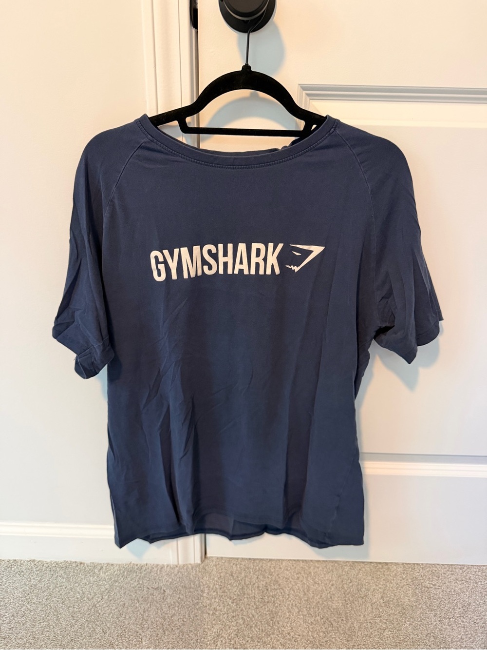 Gymshark Bundle Set of 2 Navy/Mauve Short Sleeve Logo Tee